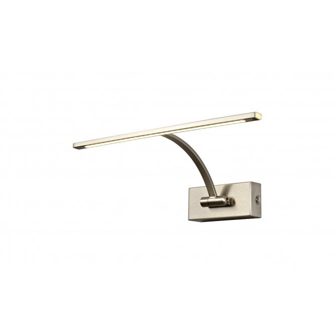 EXHIBITION Integrated 6W LED Picture Light Satin Nickel with 3 year warranty