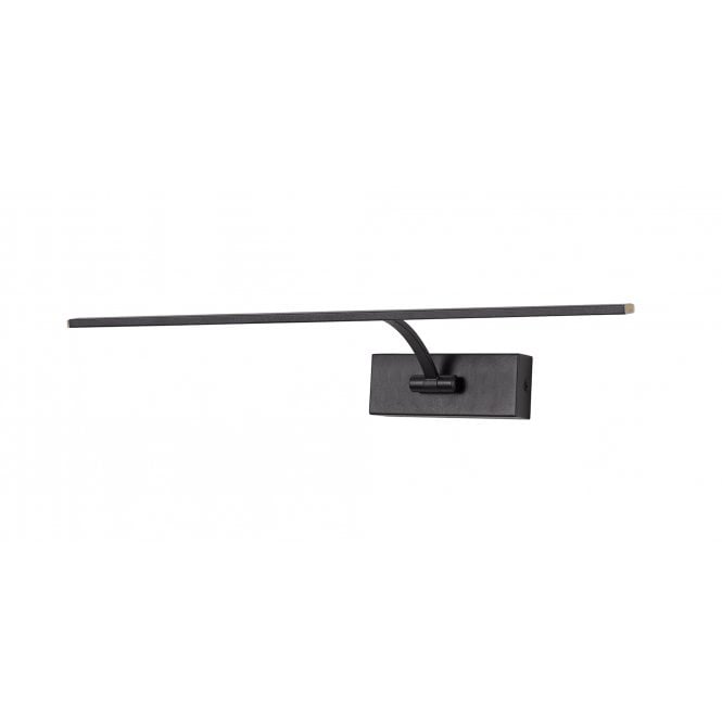 EXHIBITION Large 1 Arm LED Picture Light in Sand Black with 3 year warranty