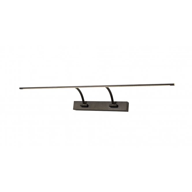 EXHIBITION Large 2 Arm LED Picture Light in Sand Black with 3 year warranty