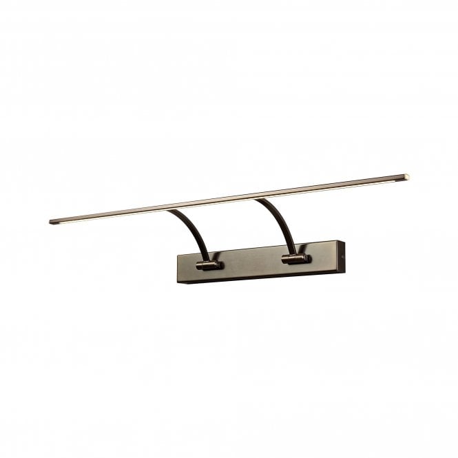 EXHIBITION Large 2 Arm Wall Lamp Bronze Picture Light 14 Watt LED 75.5cm with 3 year warranty