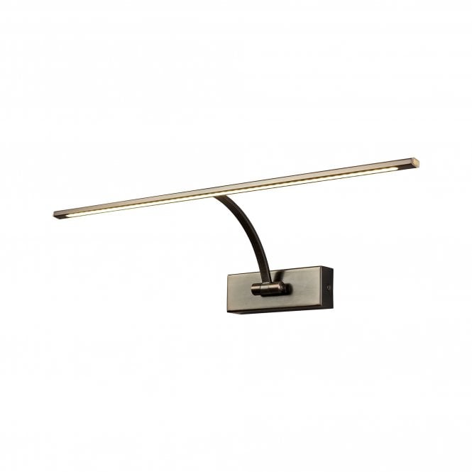 EXHIBITION Long 1 Arm Wall Lamp Bronze Picture Light 10 Watt LED with 3 year warranty