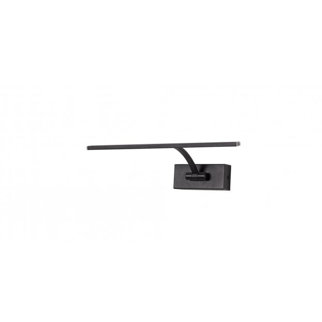 EXHIBITION Small 1 Arm LED Picture Light in Sand Black with 3 year warranty