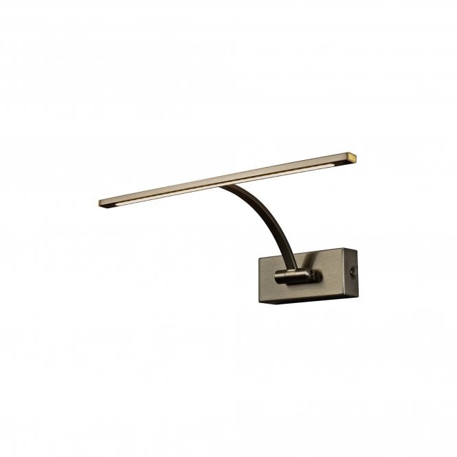 EXHIBITION Small 1 Arm Wall Lamp Bronze Picture Light, 6W LED, 3000K, 360lm with 3 year warranty