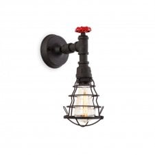 FACTORY 1 Light Wall Light Rustic Black