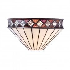 Art Deco Tiffany Uplighter Wall Washer Light,