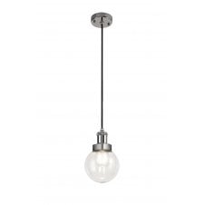 IP65 Ceiling Pendant Chrome Globe Shade