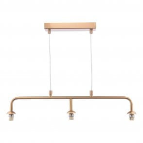 Feya 3 Light Bar Pendant Antique Bronze Fitting Only