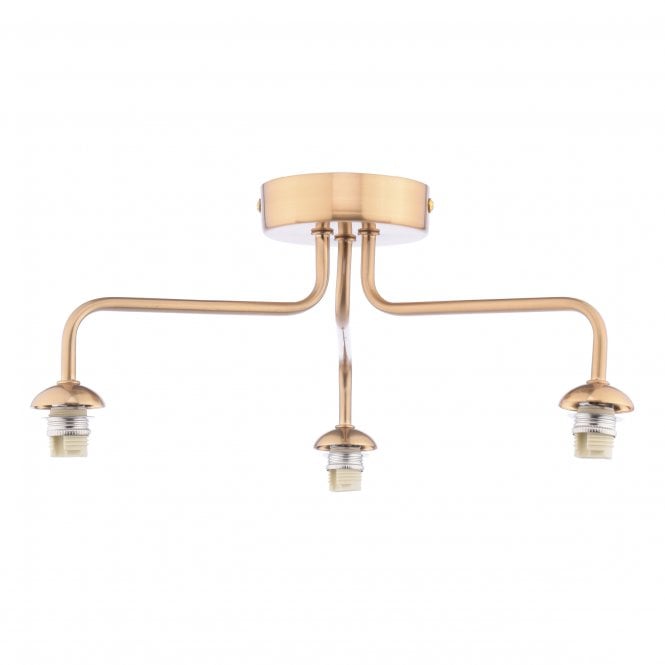 FEYA 3 Light Semi-Flush | Antique Bronze
