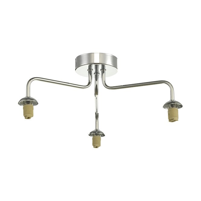FEYA 3 Light Semi Flush in Polished Chrome