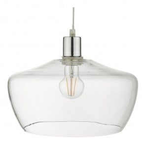 FIDELLA clear glass easy fit shade