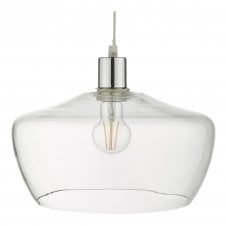 FIDELLA clear glass easy fit shade