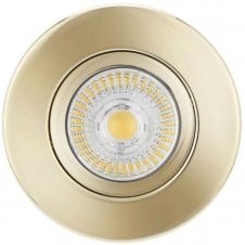 FIRESTAY Centre Tilt Downlight Brass