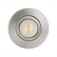 FIRESTAY Centre Tilt Downlight Satin Nickel