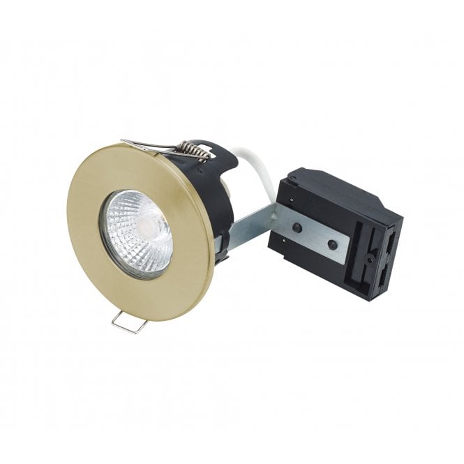 FIRESTAY Fixed Downlight Brass