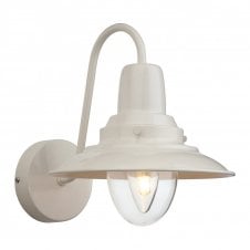 FISHERMAN single retro wall light in cream finish