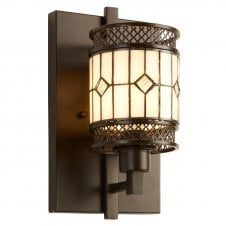 Art Deco Diamond Tiffany Wall Light
