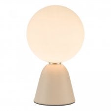 Pink and Opal Table Lamp