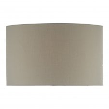 FUNCHAL 43cm Cotton Drum Shade in Grey