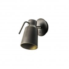 FUNK contemporary industrial dark brown single wall light