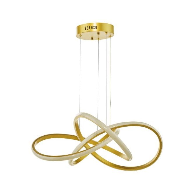 Fusion LED Ceiling Pendant in Satin Gold