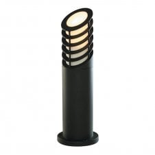 GARDEN POST LIGHT black aluminium 45 cm outdoor bollard