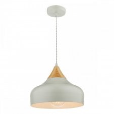 GAUCHO Ceiling Pendant | Grey And Wood Effect | Scandinavian Style