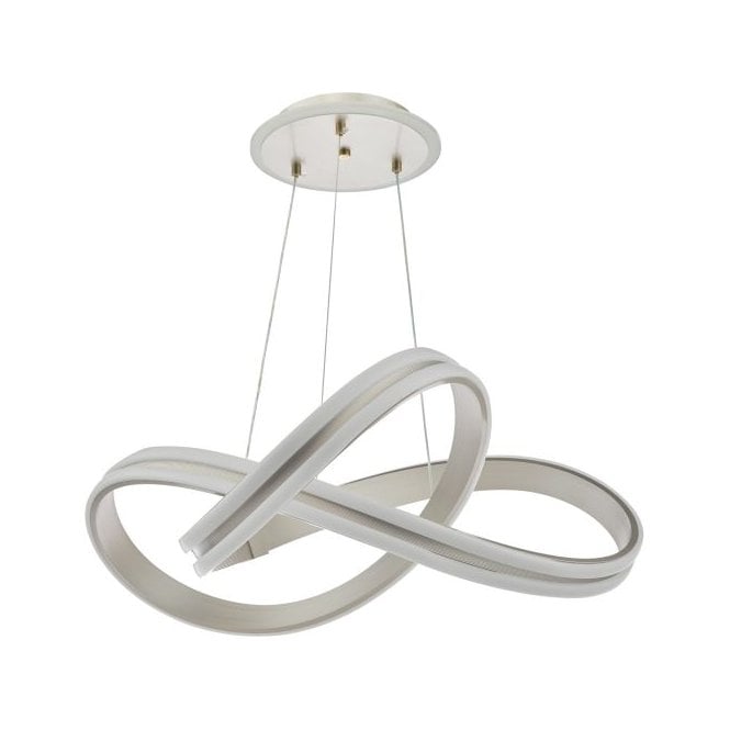 Gavino LED Ceiling Pendant in Brushed Silver