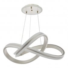 Gavino LED Ceiling Pendant in Brushed Silver