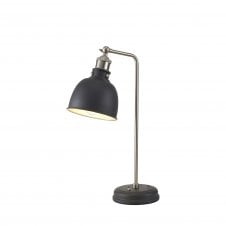 GIOVANNI Adjustable Table Lamp | 1 x E27 | Graphite and Satin Nickel and Silver
