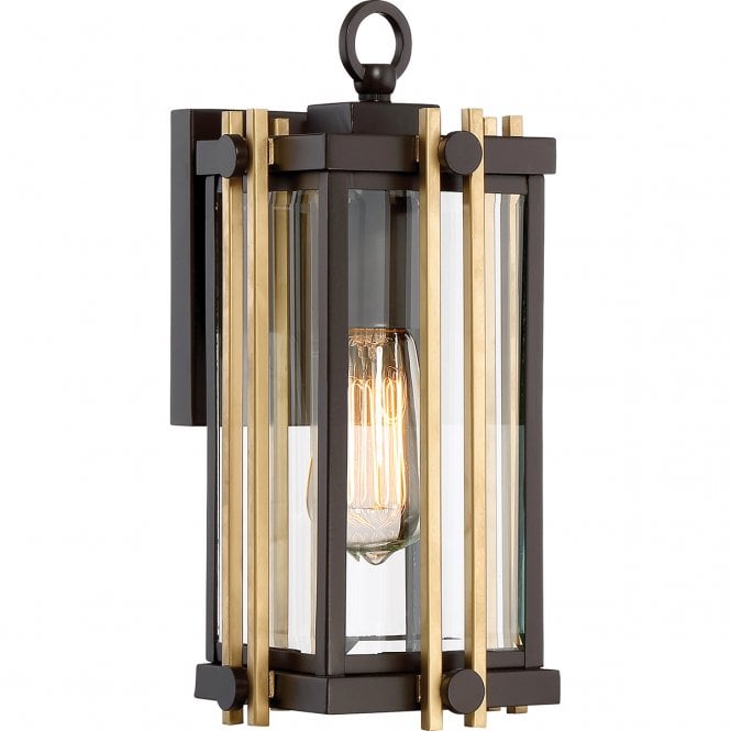 GOLDENROD small outdoor wall lantern in western bronze finish