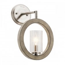 GRAND BANK Adjustable Wall or Ceiling Light in Distressed Antique Grey