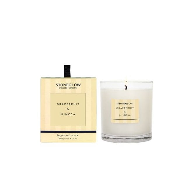 GRAPEFRUIT & MIMOSA Scented Candle in a Tumbler