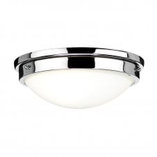 flush chrome ceiling light