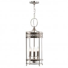GUILDHALL traditional Georgian hall lantern, polished nickel