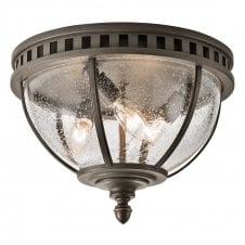 HALLERON flush fit exterior porch lantern