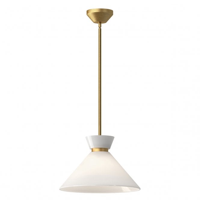 Halston Pendant in Brushed Gold