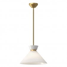 Halston Pendant in Brushed Gold