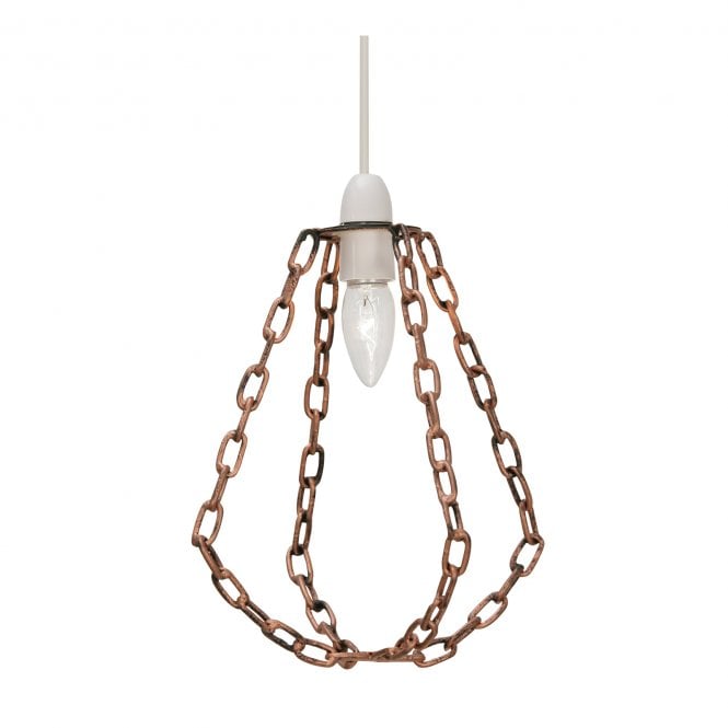 HARA Chain Easy Fit Ceiling Shade in Copper