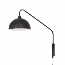 HARRISON Modern Swing Arm Wall Light Matte Black