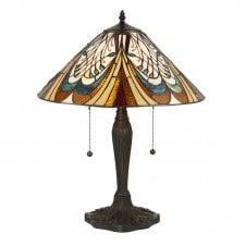 HECTOR Art Nouveau style Tiffany table lamp