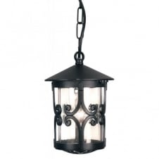 Traditional Black Hanging Porch Lantern