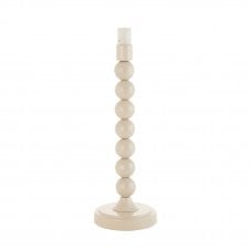 white sphere table lamp