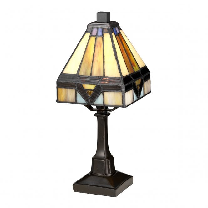 HOLMES Mini Tiffany Table Lamp
