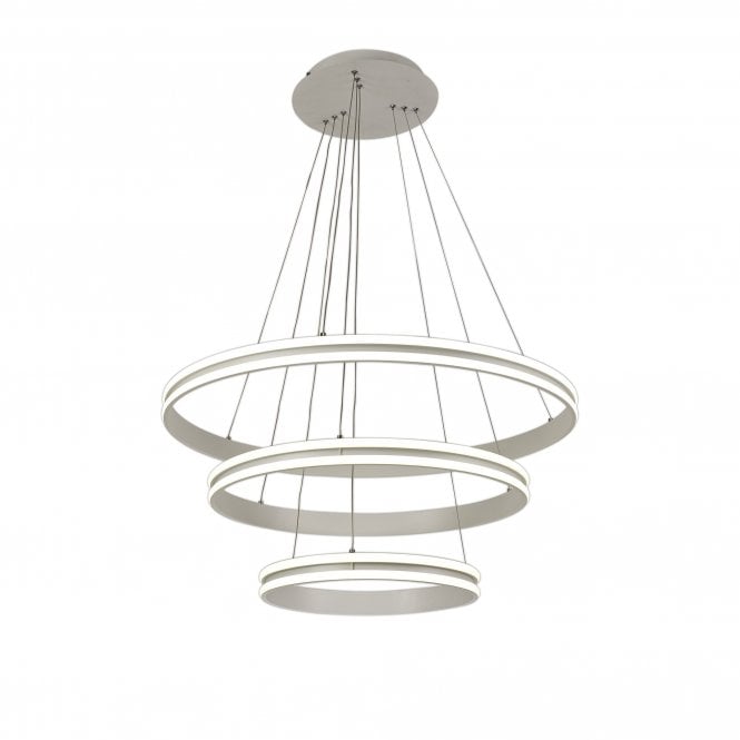 HOOPLA Ultra Modern LED Pendant Light in Matt White with 3 year warranty