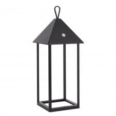 HOOT Large Solar Powered Table Lamp | Black