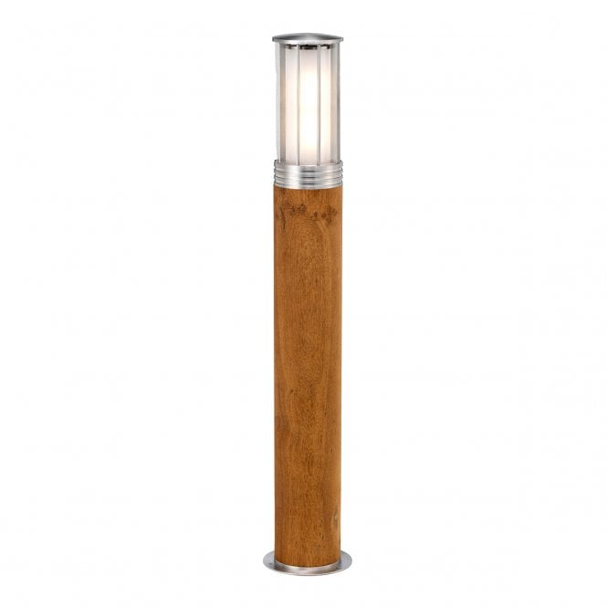HORNSEA Bollard in Teak and Stainless Steel