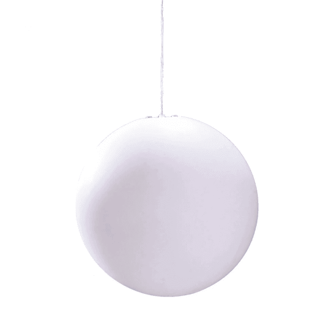 HUEVO Globe Ceiling Pendant 50cm IP44 Opal White