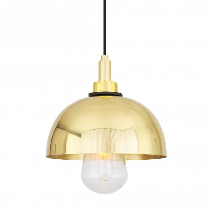 HYDRA Dome Bathroom Pendant | Polished Brass