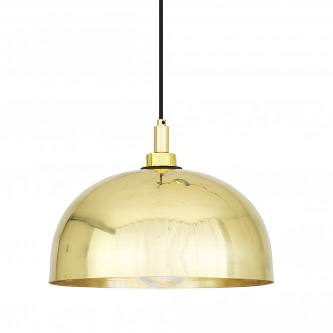 HYDRA polished brass dome bathroom ceiling pendant