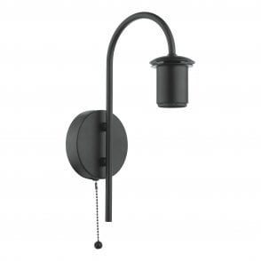 Idra Wall Light in Satin Black (Bracket Only)